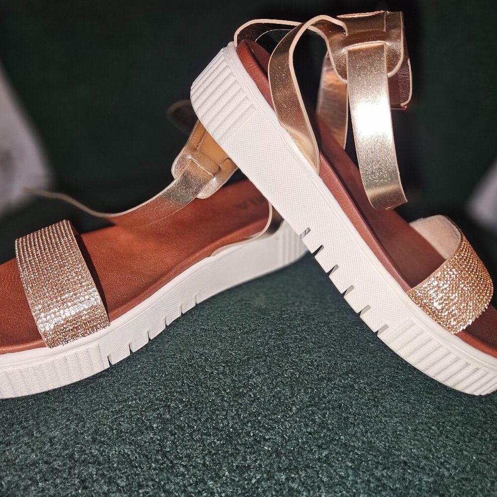 Gold Sandals